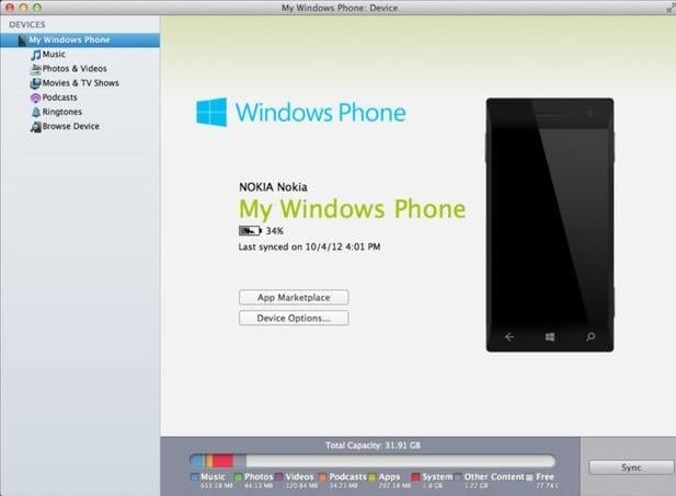 Приблизно так виглядає додаток телефону для Windows: