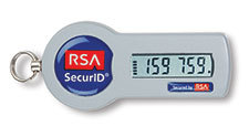 Апаратний токен RSA SecurID генерує новий код кожні 30 секунд