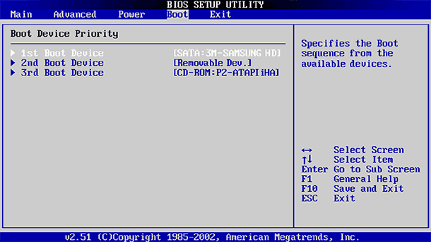 Ja maināt sāknēšanas secību un noņemat cieto disku no sāknēšanas ierīču saraksta, tad sistēma Windows netiks palaidīta, kamēr nav atjaunots pasūtījums