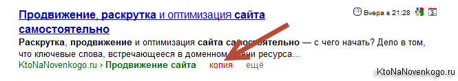 Для цього у Яндекса є можливість перегляду архівної копії документа: